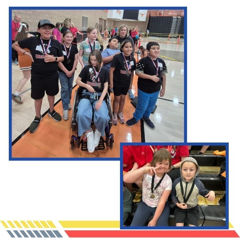 students participating at Iron kid