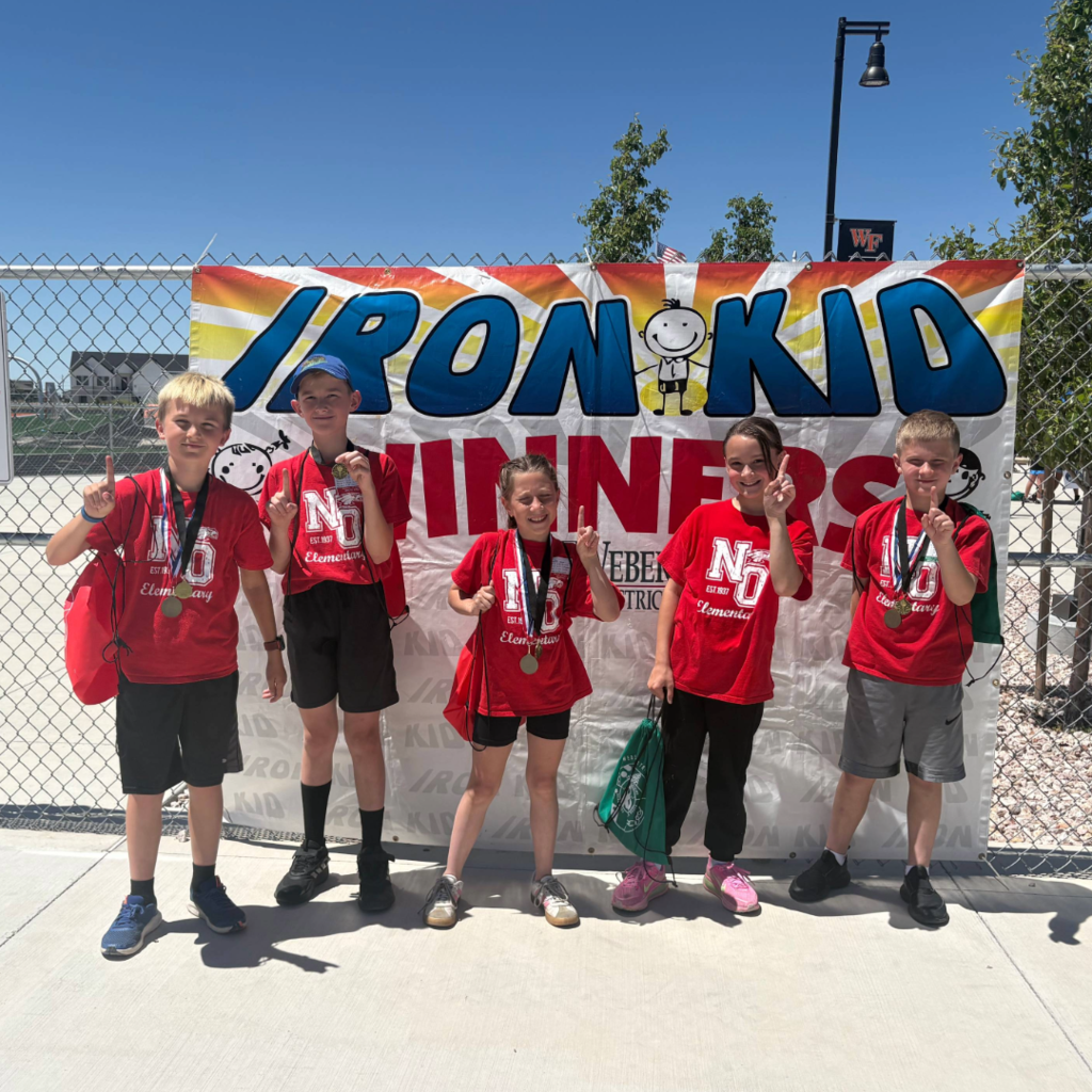 NOE students who competed at the STEM Olympiad.