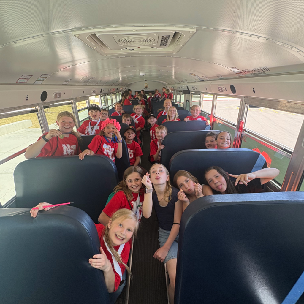 NOE students who competed at the STEM Olympiad.