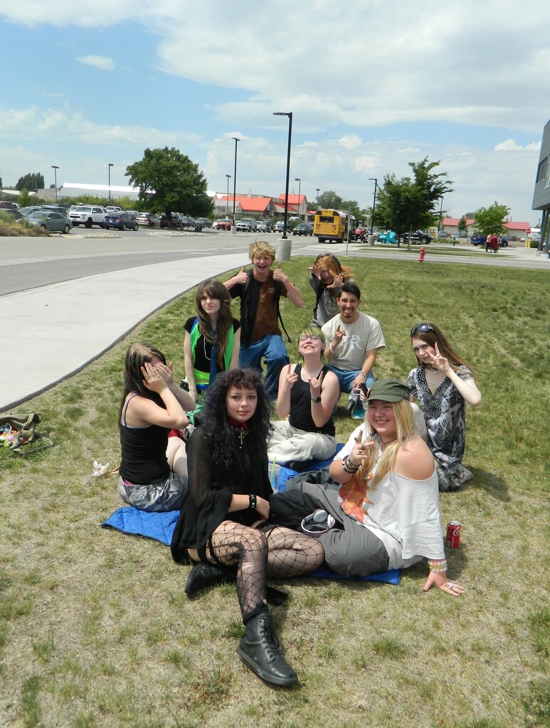 hanging with friends