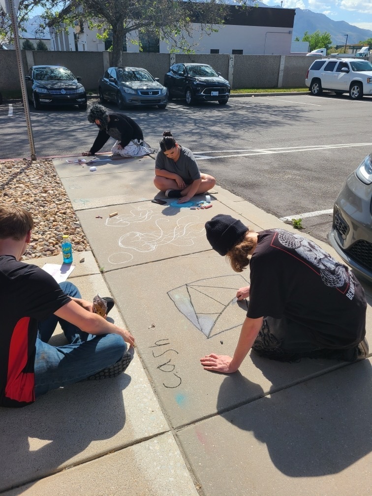 more sidewalk drawings