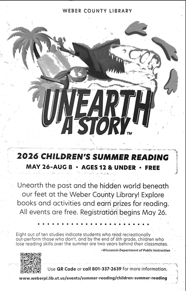 weber county library summer reading flyer