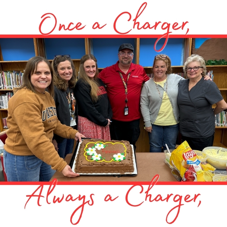 once a charger, always a charger. staff members who are leaving our school