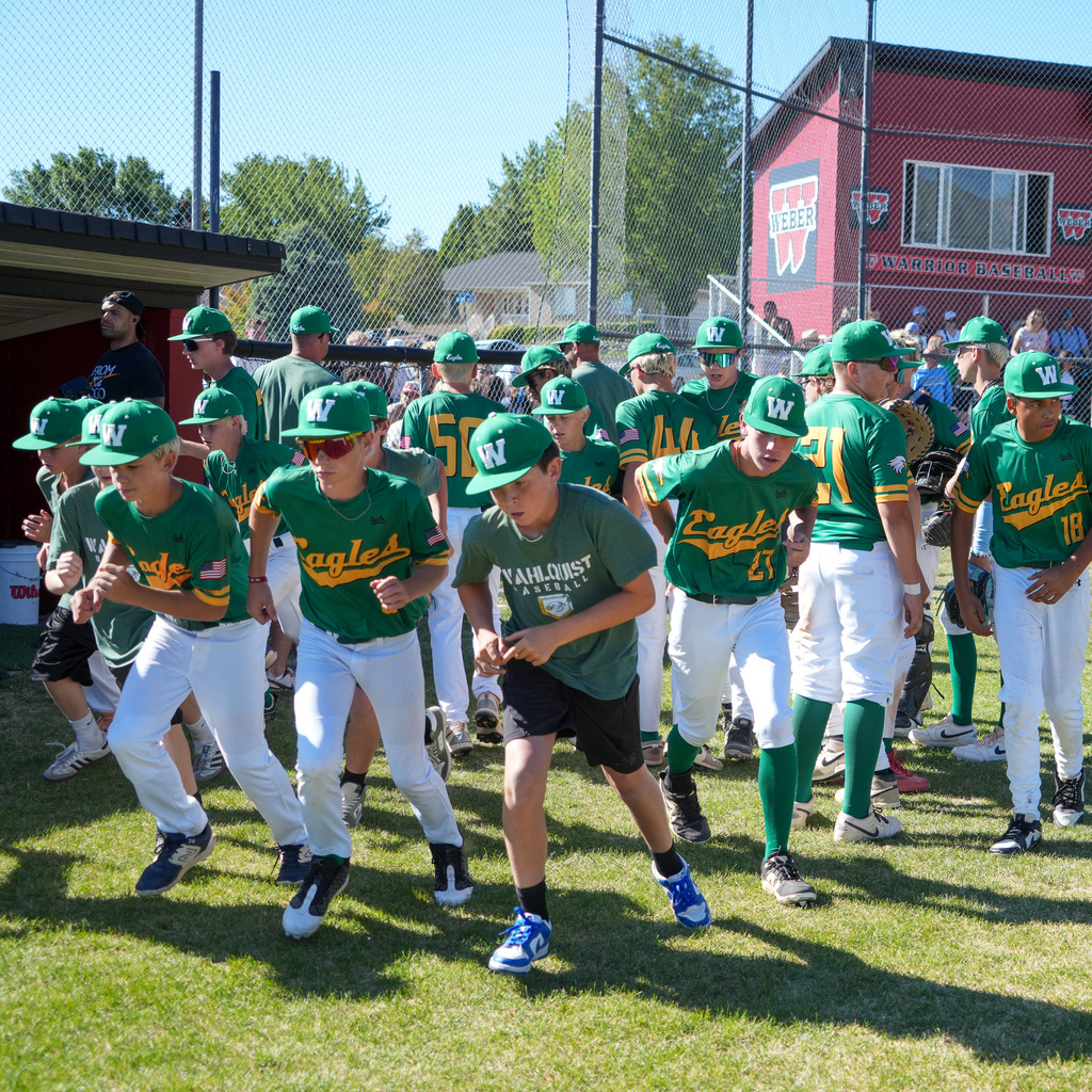 Wahlquist runs out on to the field