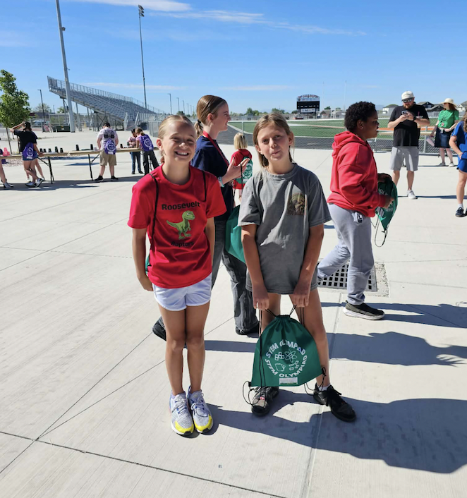 5th grade students at the STEM Olympiad