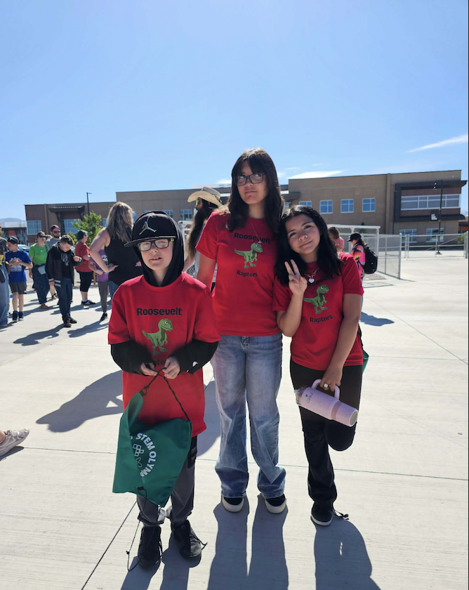 5th grade students at the STEM Olympiad
