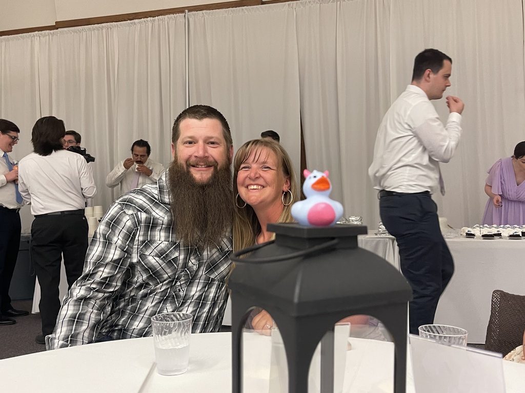 Duck selfie at the wedding.