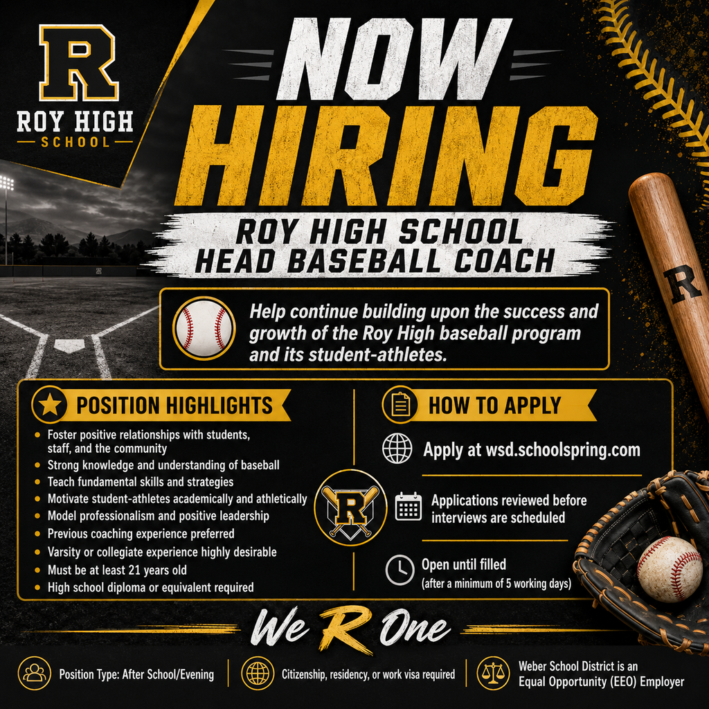 Now Hiring - Head Baseball Coach