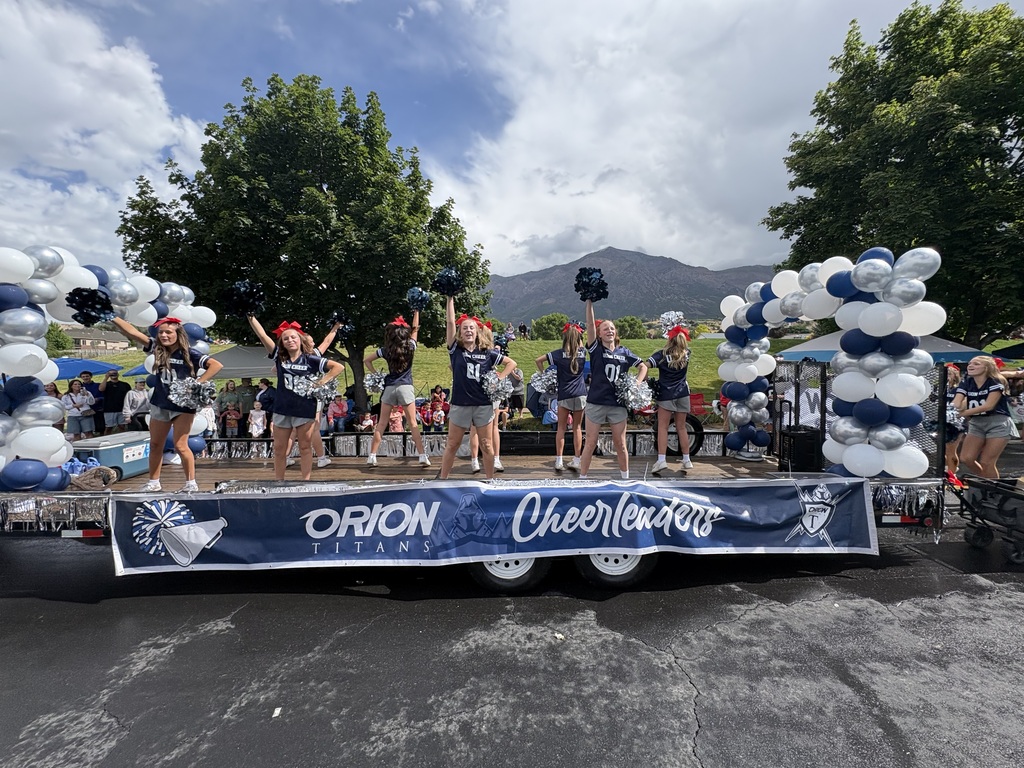Orion Junior High Cheer at Pleasant View Founders Day Parade