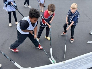 Action shot of Burch Creek Barracudas participating in the Tusky Takeover Field Day Event! 