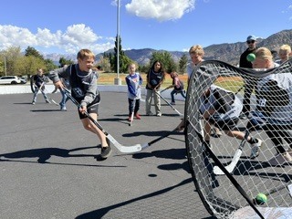Action shot of Burch Creek Barracudas participating in the Tusky Takeover Field Day Event! 