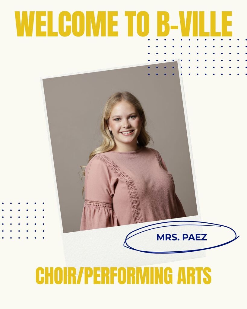 Mrs. Paez: Choir/Performing Arts