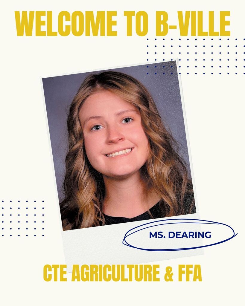 Ms. Dearing: CTE Agriculture and FFA Advisor