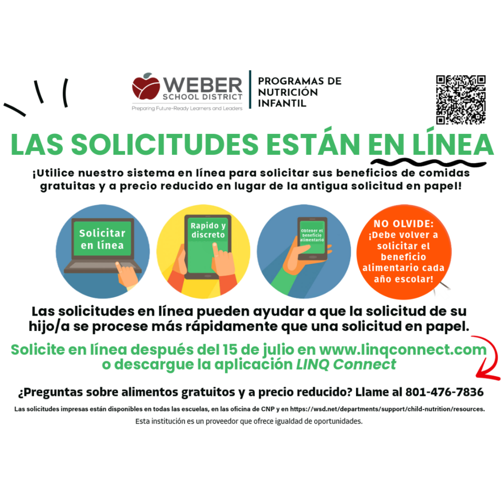 Spanish free and reduced flyer