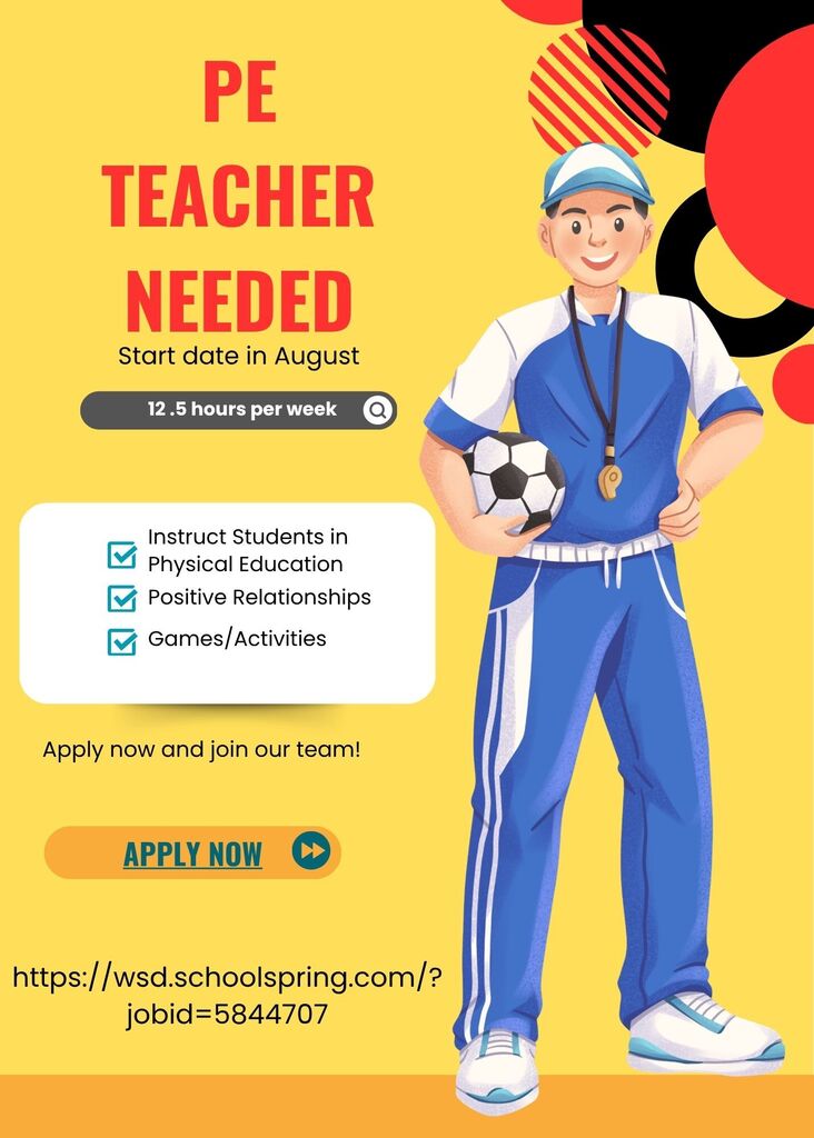 PE Teacher needed