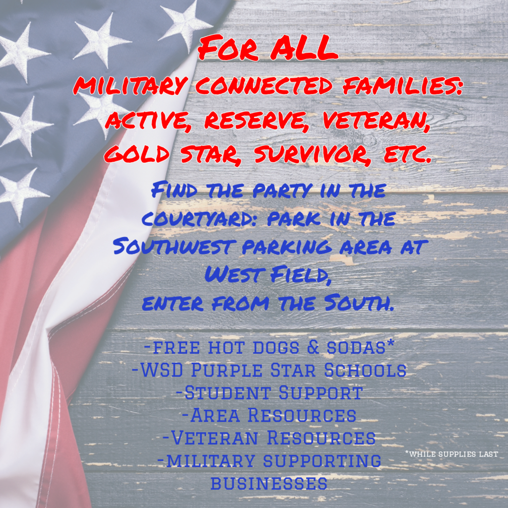 American Flag with text