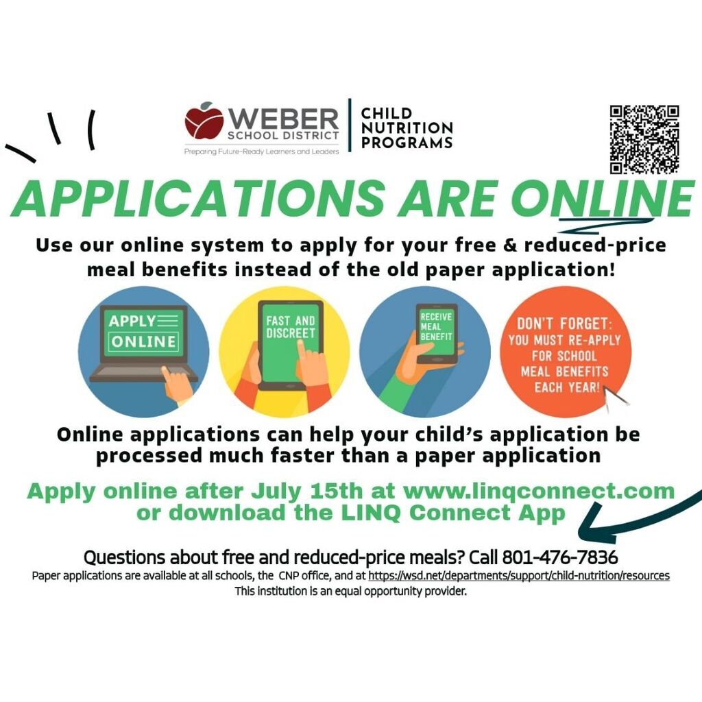 free and reduced lunch flyer