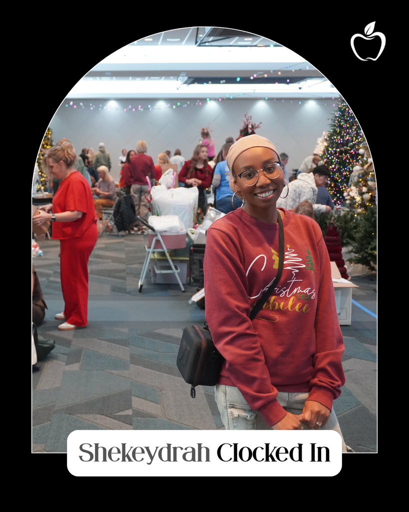 Shekeydrah clocked in