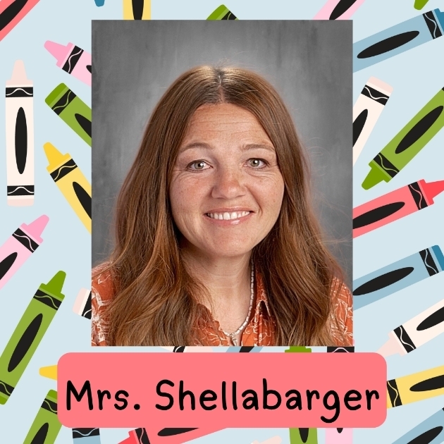 photo of teacher labeled Mrs. shellabarger