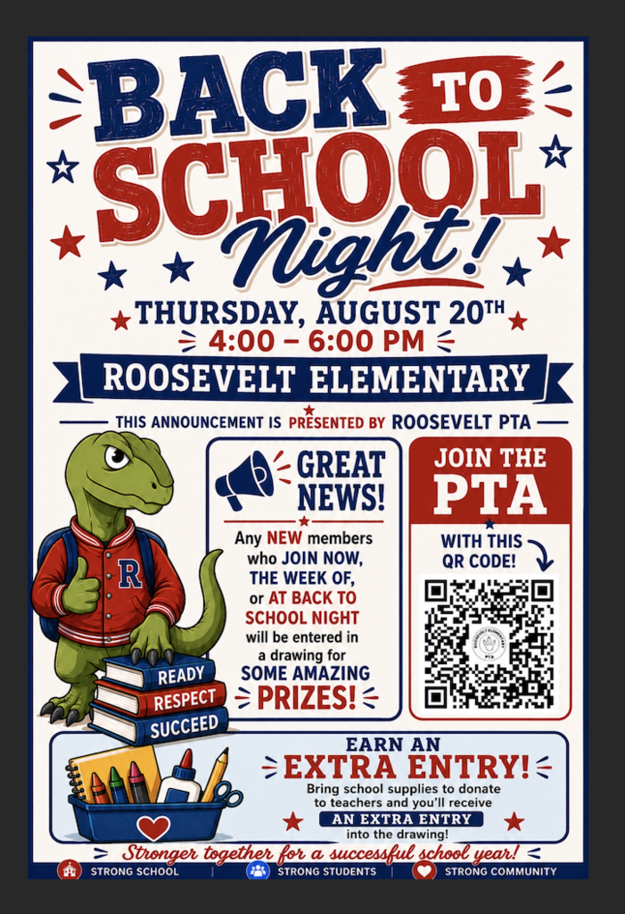 back to school night flyer