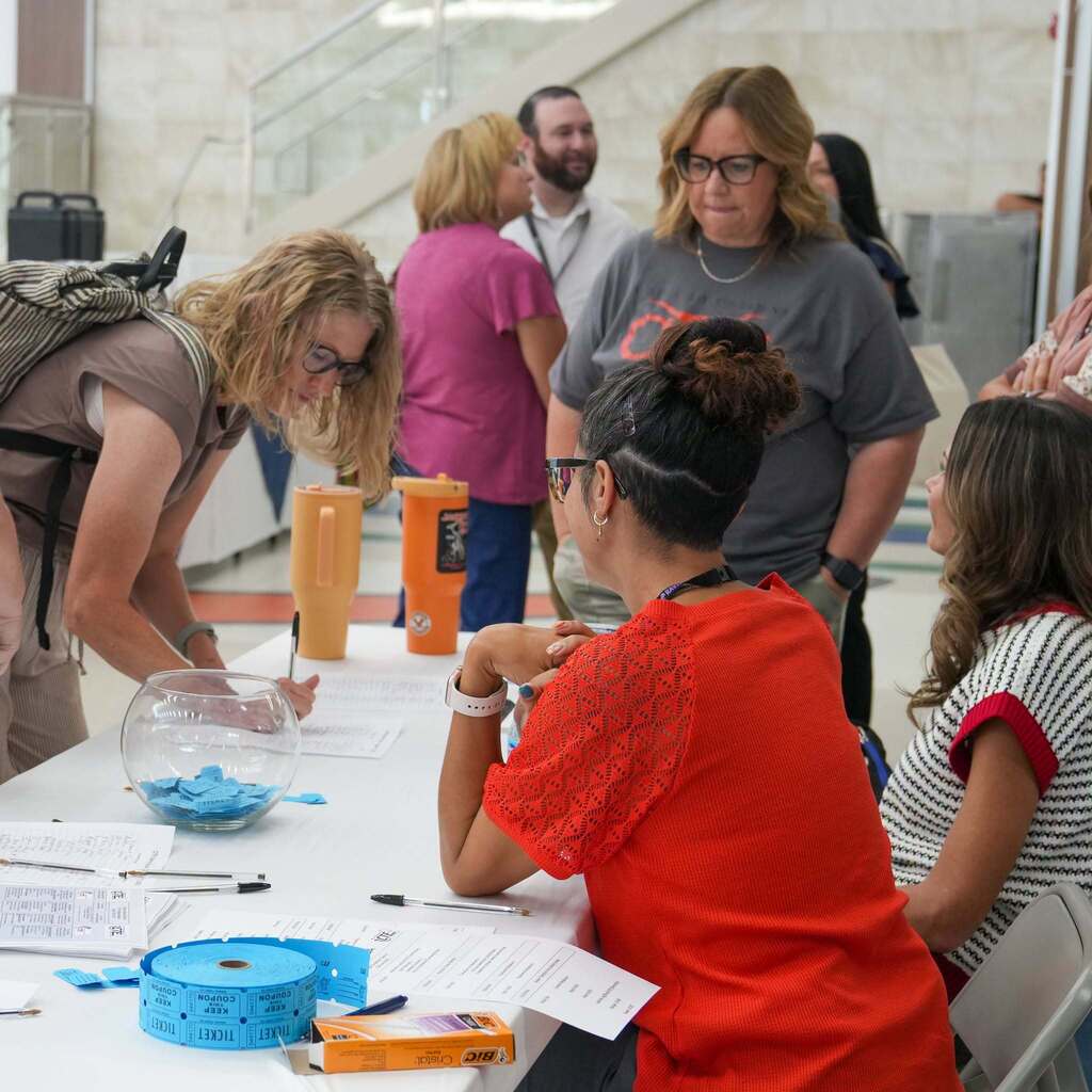 cte teachers registering for event