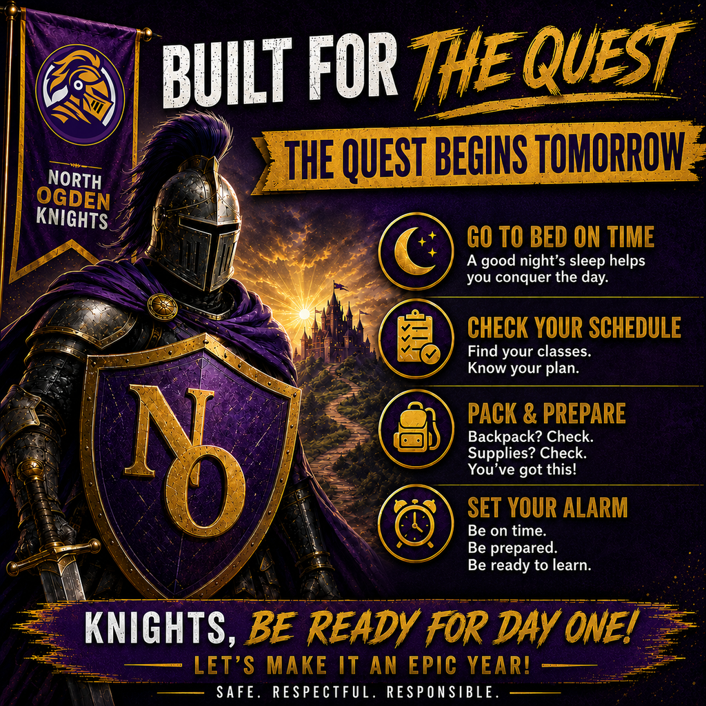 The Quest Begins Tomorrow! See you there. Be ready. You’ve got this!