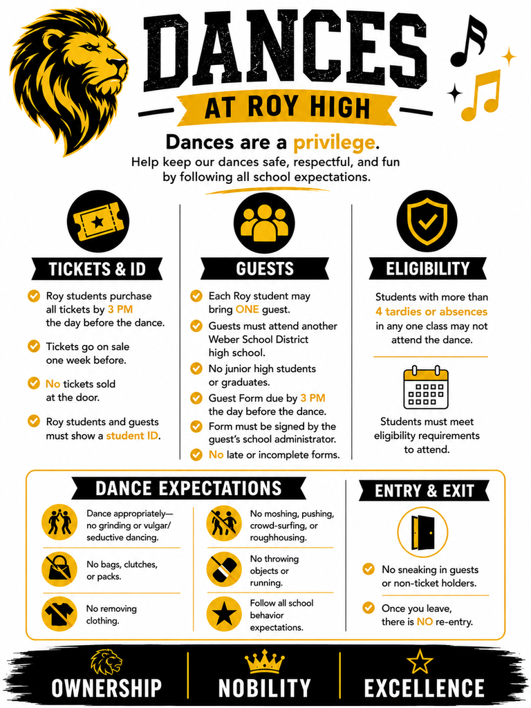 Roy High Dances