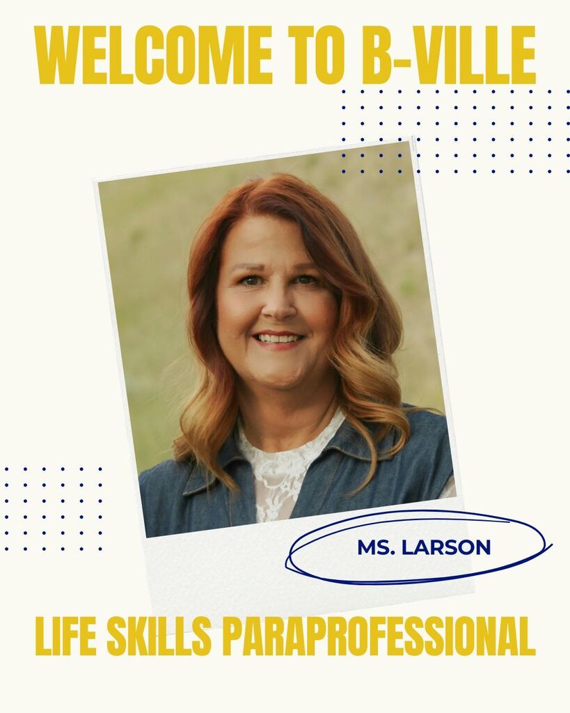 Ms. Larson Life Skills Paraprofessional