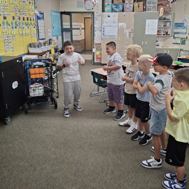 kids in a circle