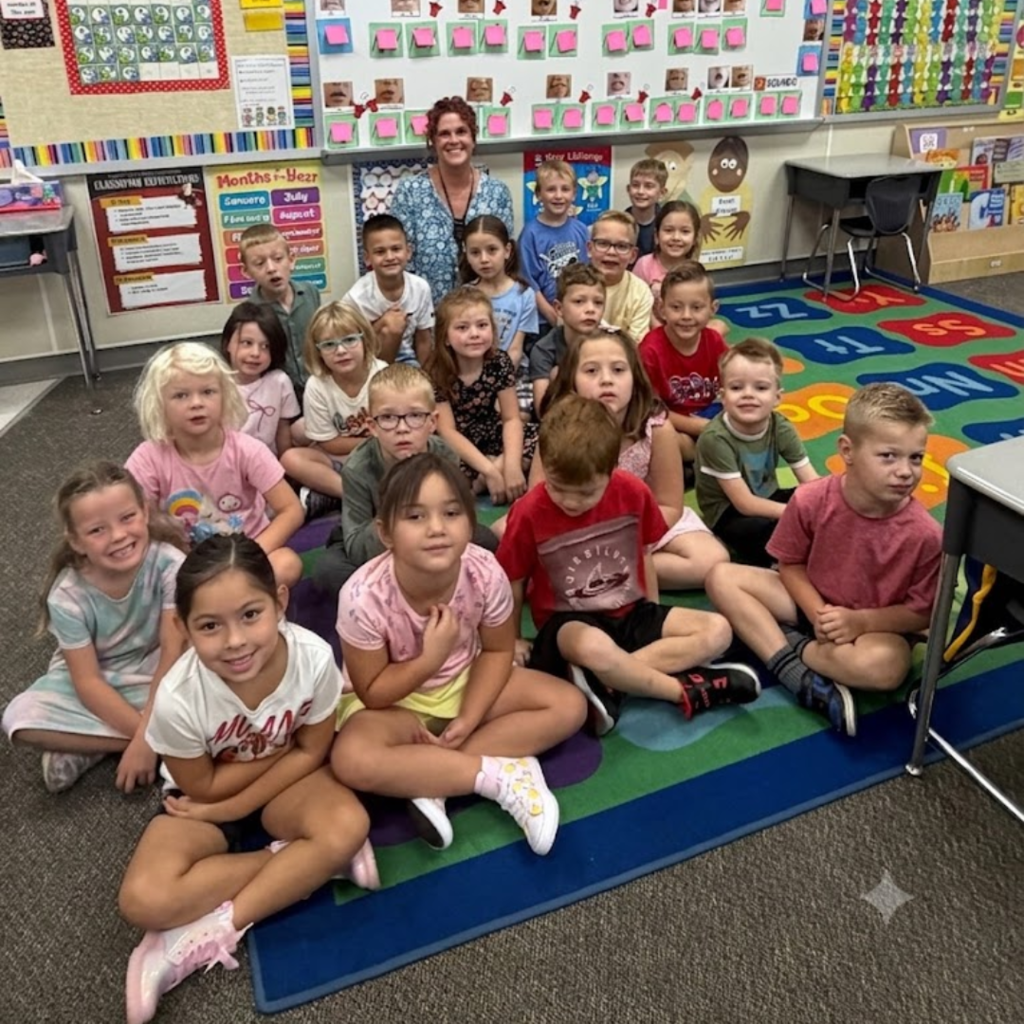 Class of first graders