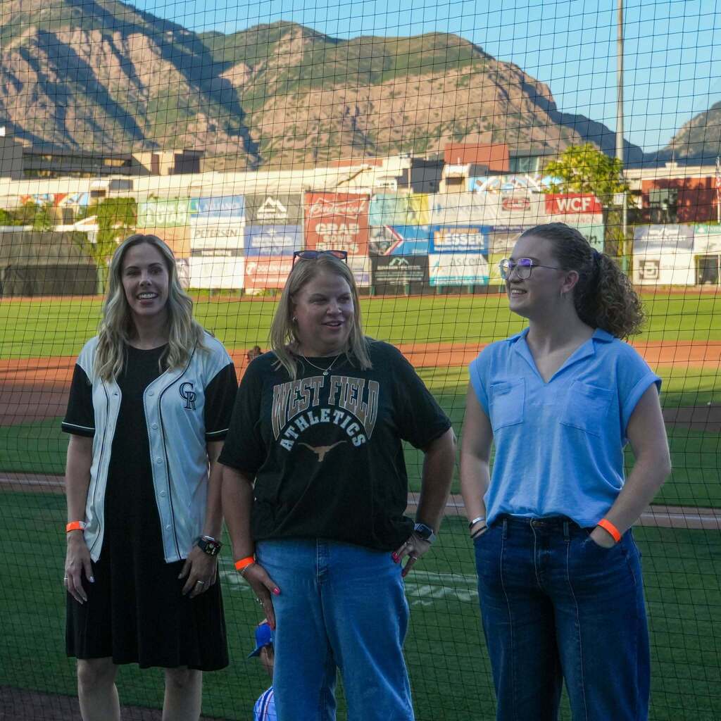 3 teachers getting recognized.