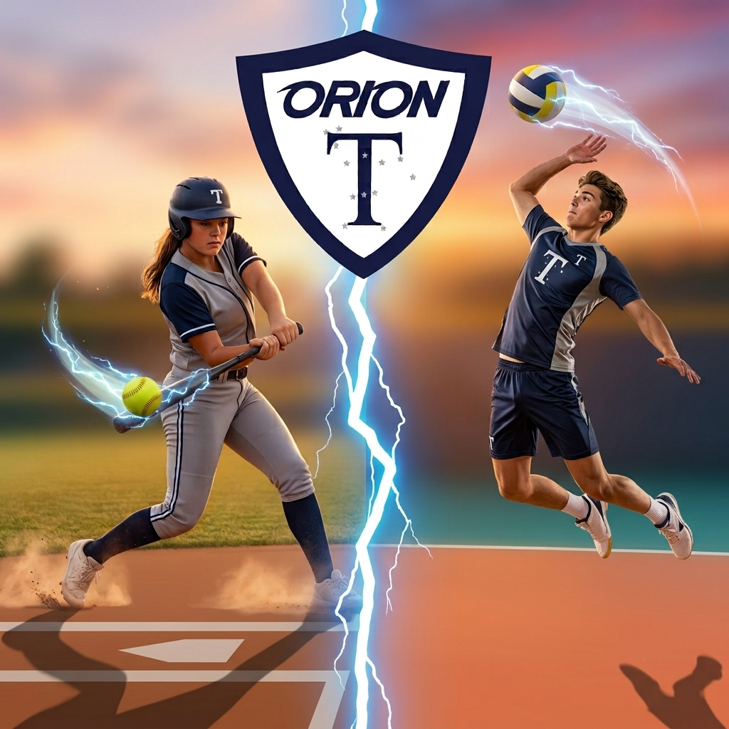 boys vball and girls softball