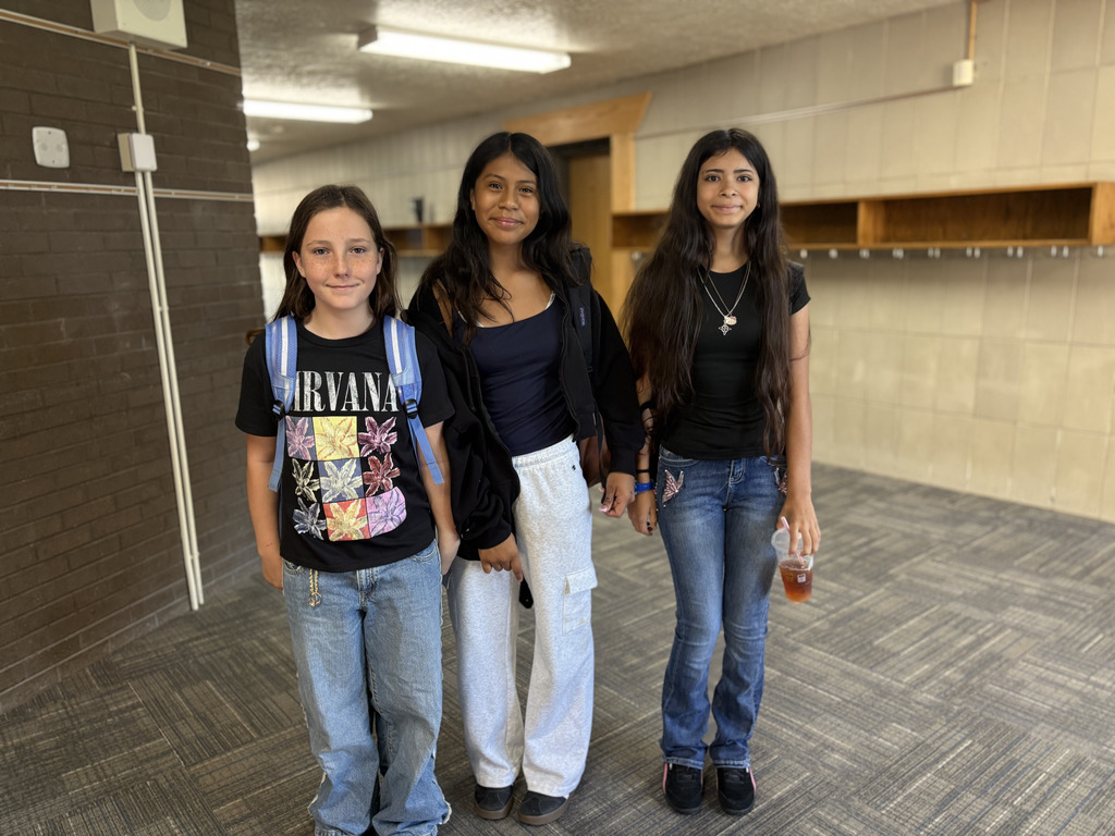 students getting ready to go to class