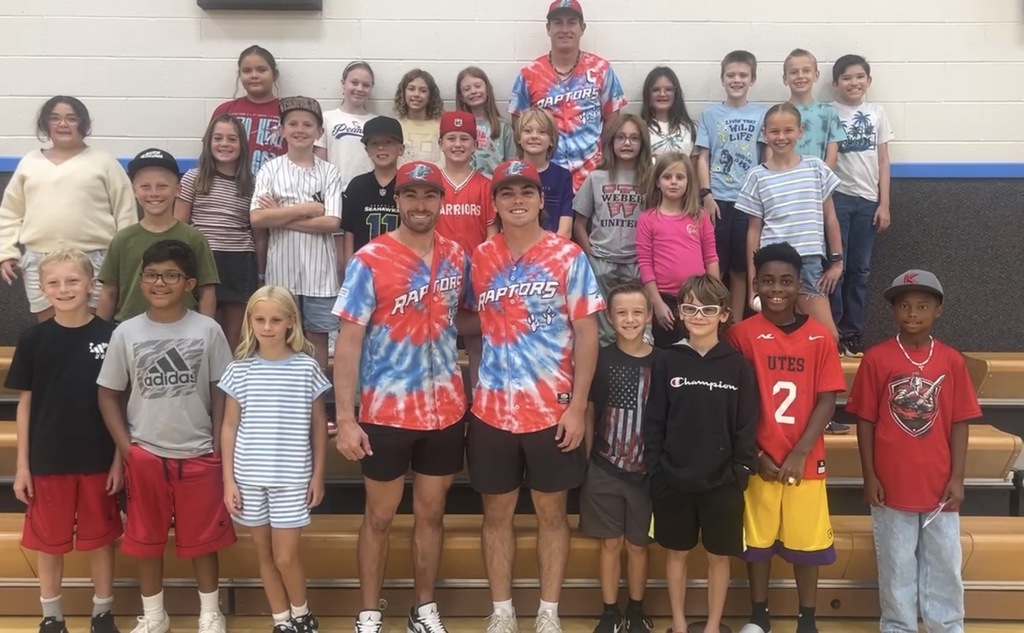Ogden Raptors visit Lomond View Elementary students