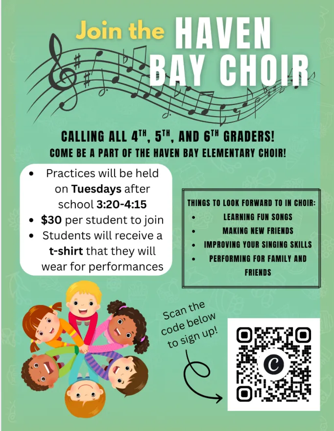 Flyer about the choir