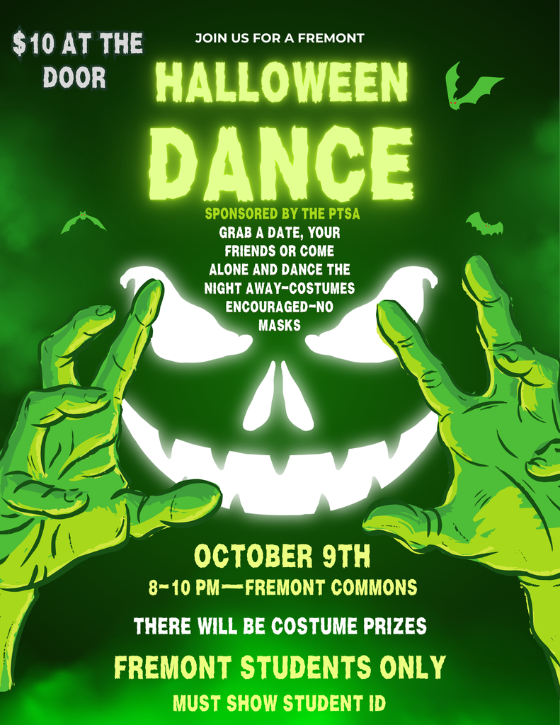 PTSA Halloween Dance Poster