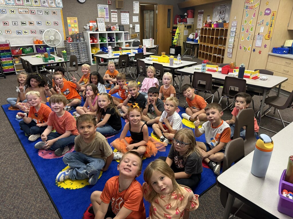 kids in orange