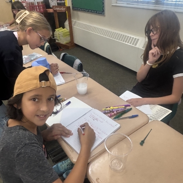 kids doing a science experiment