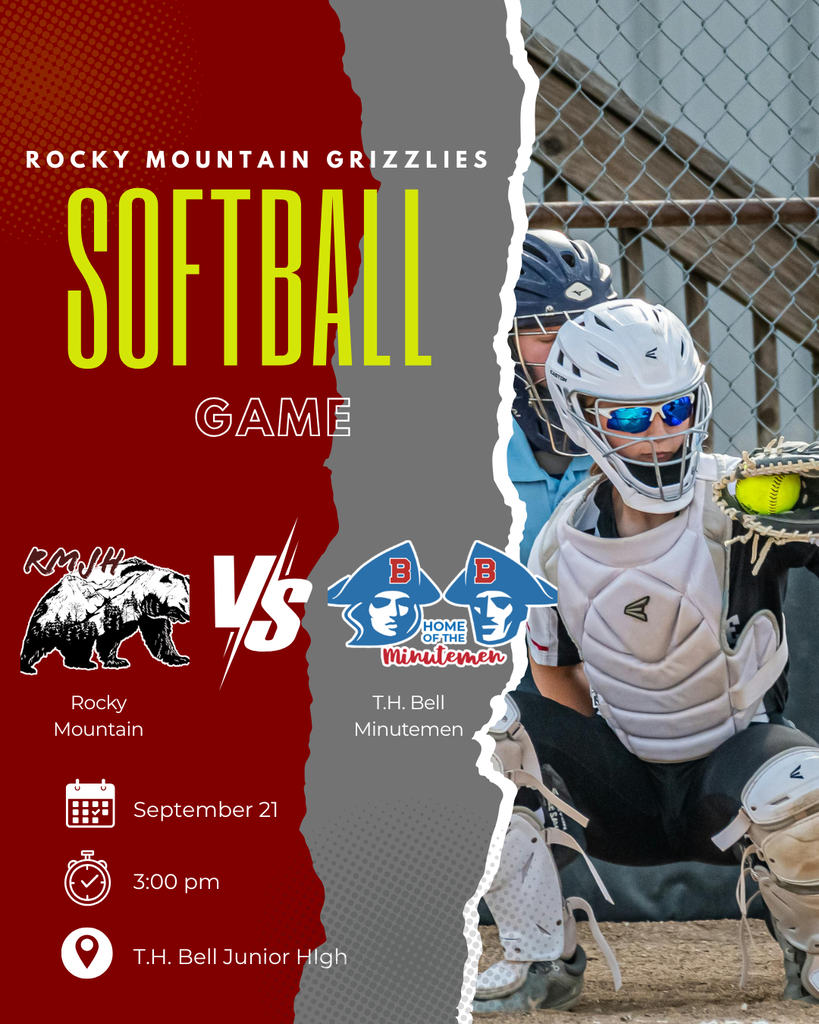 picture of a softball player with text
