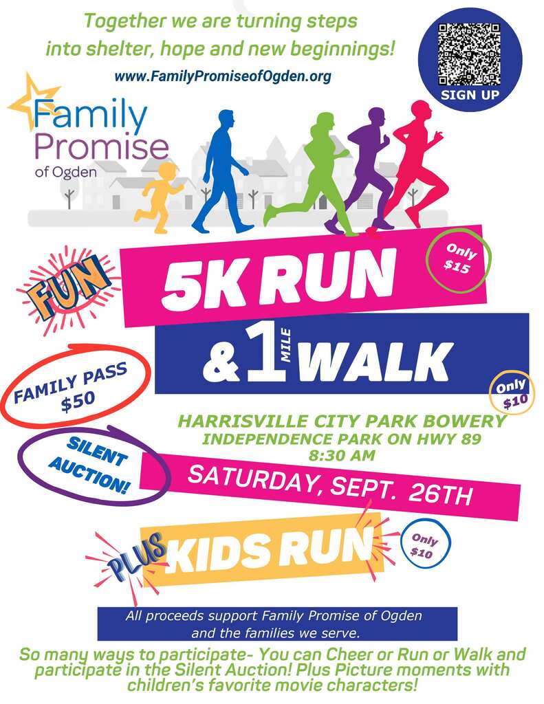 Family Promise 5K Run and 1 Mile Walk Flyer