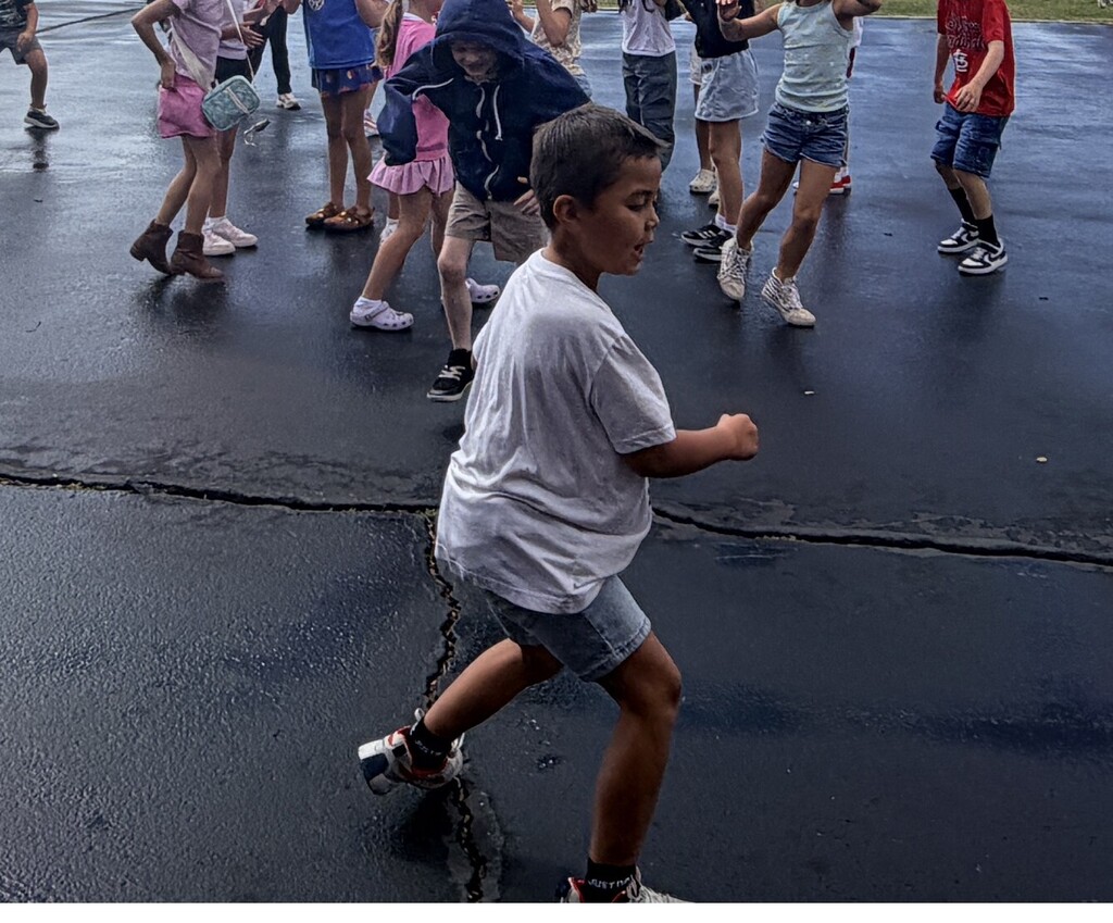 2nd Graders Dancing at Recess