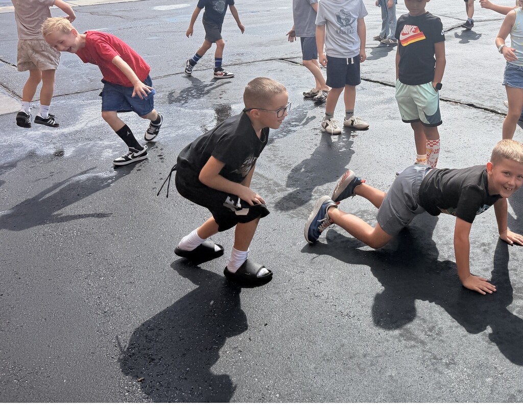 2nd Graders Dancing at Recess