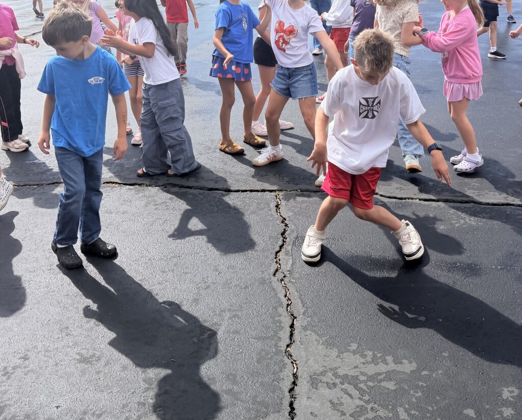 2nd Graders Dancing at Recess