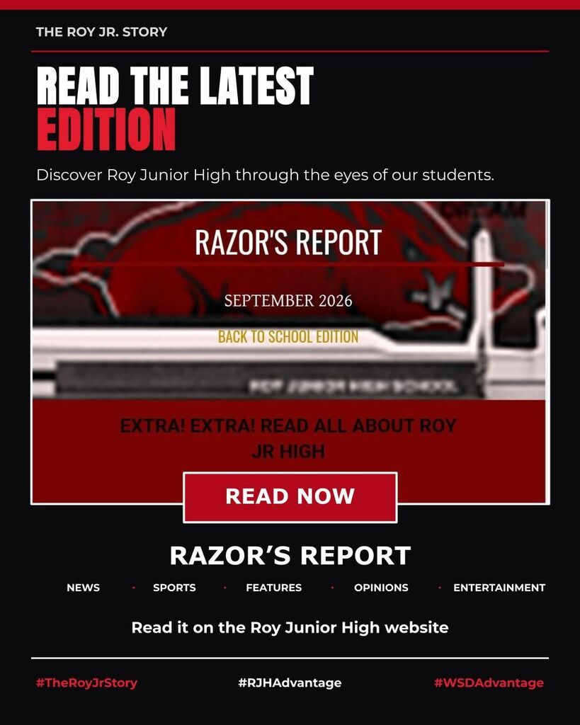 Read the school newspaper that delivers a new edition each month