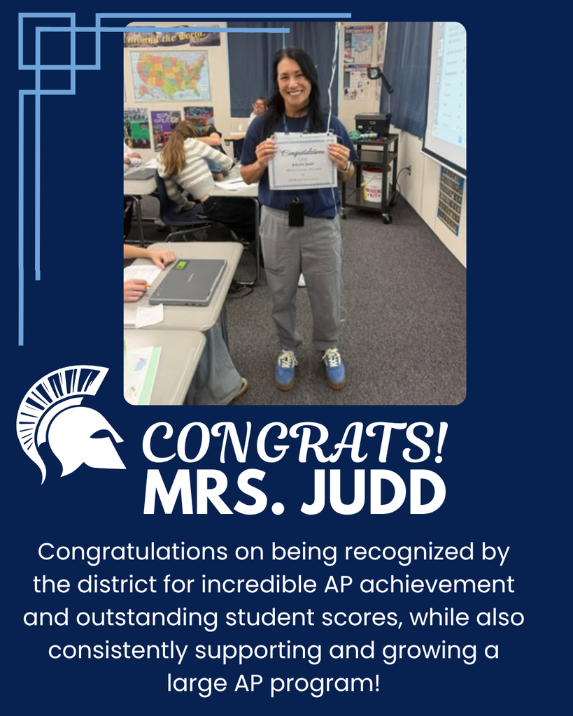 Poster congratulating teacher