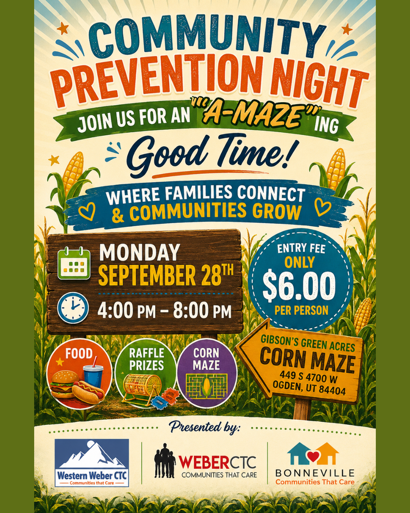 Community prevention night poster