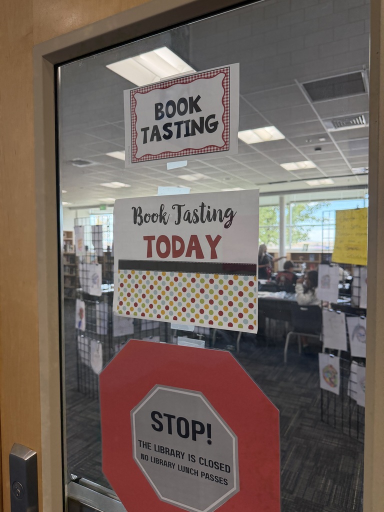Book tasting poster on door