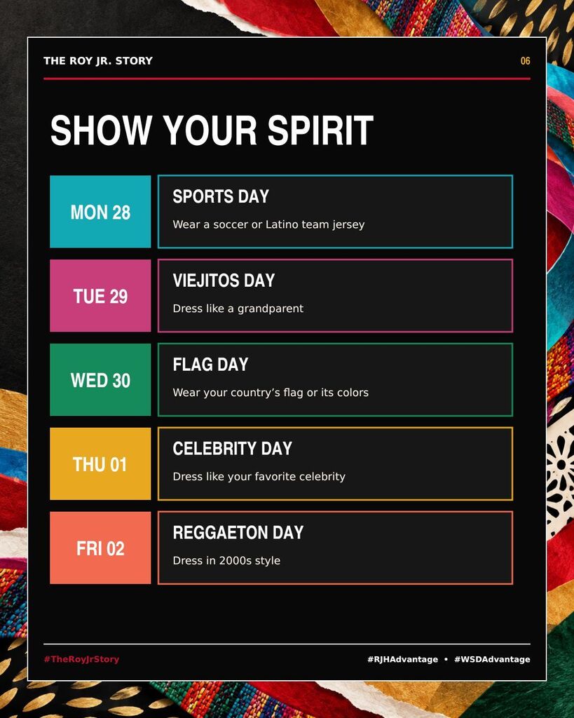 Show your spirit thsi week