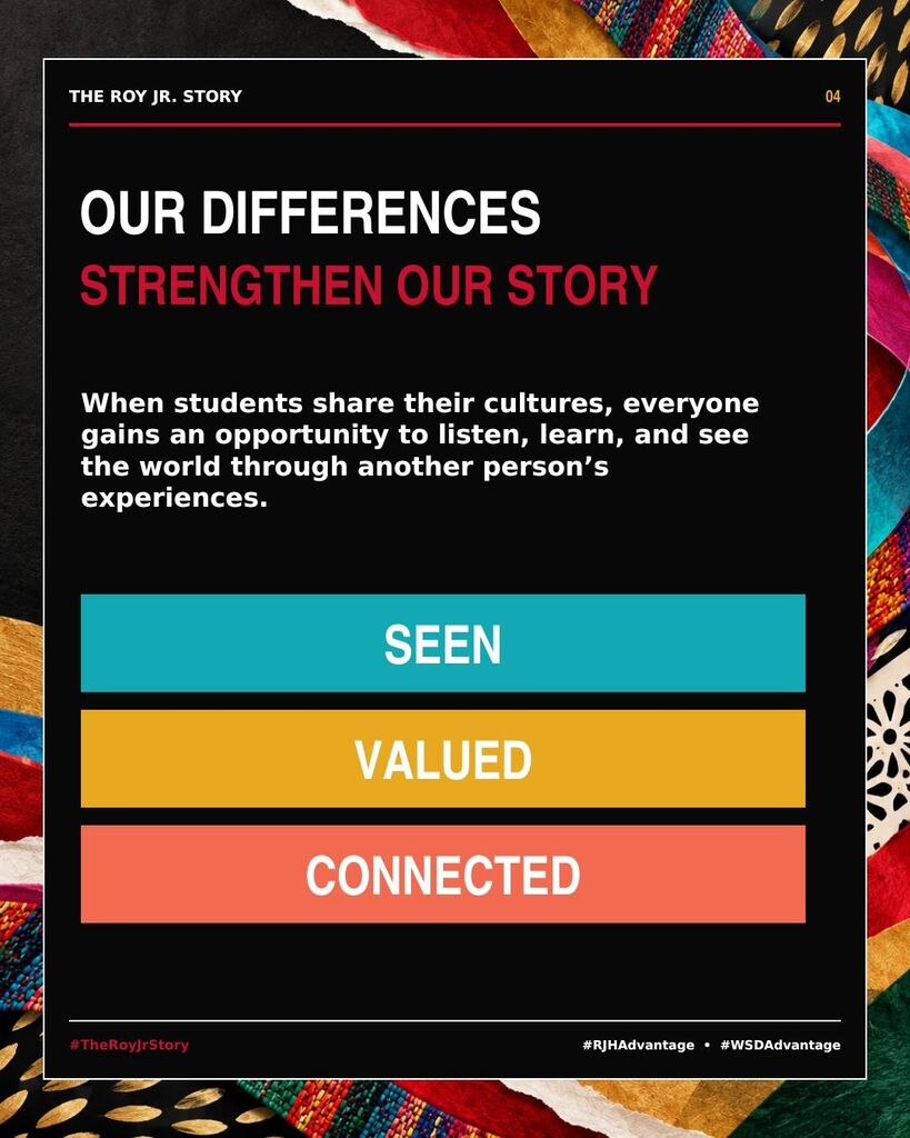 Our differences strength our story