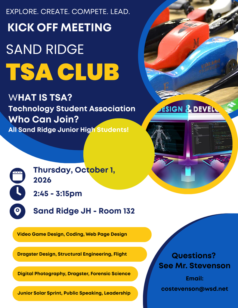 TSA Kickoff meeting Oct 1 245-315 EveryoneWelcome